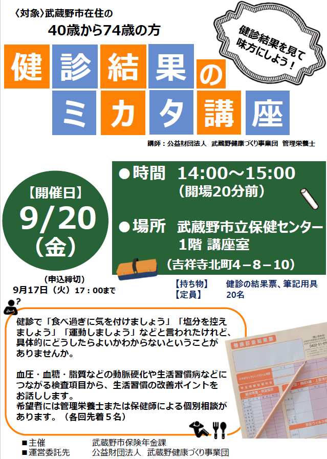 健診結果の見方講座